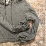 A New Day  Pullover Hoodie with Ruched Sleeves Photo 2