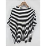 Torrid  Women's Plus Size‎ 2 Shirt Short Sleeve White Striped  Crew Neck Photo 2