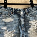 American Eagle Women’s Highest Rise Baggy Distressed Denim Jean Shorts Size 4 Photo 8