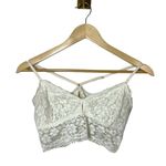 Aerie Women’s Lace Strappy Bralette in Ivory Size M Photo 1
