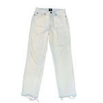BDG Size 24 Super Light Wash Slim Straight Jeans with Raw Hem Photo 1