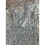 Betsy and Adam Ice Blue and Silver Jacquard Midi Dress - Size 14W Photo 12