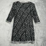 Anthropologie Moth Dress Women Medium Black Cream Sweaterstiched Tunic Dress Photo 2