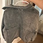 These Three Boutique Denim rhinestone football jacket Photo 5