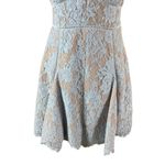 Stylestalker  Visions Skater Dress Small Lace Fit And Flare Scallop V Neck Photo 5