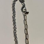 Vintage Peace Sign Necklace Silver Photo 1