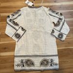 ZARA  EMBROIDERED SHORT DRESS WHITE Photo 6