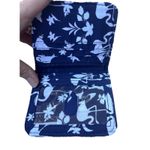 Vera Bradley NWOT  RFID Flamingo Party Pink Navy Blue 2-fold Wallet Photo 2