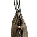 CELINE Authenticated Bronze Metallic Brown Leather Tote Shoulder Bag Carriage Photo 3