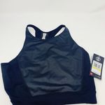 Under Armour Mirror Shine Crop Top Women’s Black Activewear Gym Fitness Tank NWT Photo 3