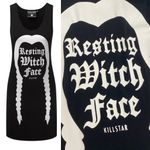 KILLSTAR  Resting Witch Face Sleeveless Tank Mini Dress Punk Goth Grunge Photo 3