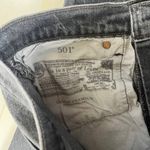 Levi's 501 Bling Womens Jeans Sz 26x26 Black Wash Crystals Silver Stud Custom Photo 11