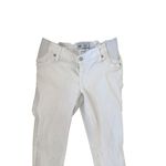 Gap  Maternity White Denim Pregnancy Stretch Panel Skinny Jeans Size 28 / US 6 Photo 4