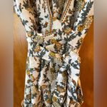 Max Studio  Wrap Dress Floral Print Prairie Boho Peasant Cottagecore NWT Medium Photo 5