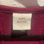 Knox Rose  Deep Red Blouse Photo 1