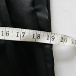 Allen B. Black Satin Tapered Ankle Pull Photo 7