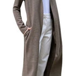 Babaton NWT Aritzia  Women's Gray Kirby Wool Cardigan Sweater Size Medium Photo 0