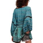 Free People Green Luna Scarf Tunic or Babydoll Dress Small Photo 7