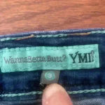 Ymi   Jeans JR SZ 3   straight leg distressed dark wash Exc Con Photo 2