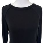 Lou & grey New Women’s Soft Long Sleeve Black Sweatshirt Dress Size XS Photo 1