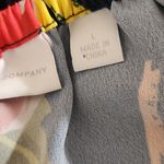 New York & Co. Navy Floral Print Tunic with Long Panels Size Large Photo 8