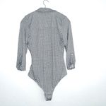 182. DNA Couture chainlink pattern bodysuit Blue Size L Photo 2