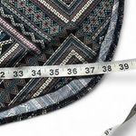 Women Bobbie Brooks Multicolor Geometric Maxi Long Skirt Small NEW Black Photo 5