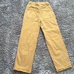 Madewell VTG Style Mustard High-Waisted Wide Leg Cropped Pants Size 25 Photo 4