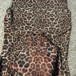 Missguided  Semi Sheer Cheeta Top Photo 1