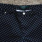 Ralph Lauren Lauren Active Shorts Women's 12 Polka Dot Navy Preppy Y2K Retro Photo 2