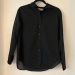Everlane Oversized Cotton Button Down Shirt in Black Size 2 Photo 1