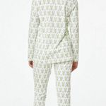 Roller Rabbit  Green Love Bunny Henley Pants Pajamas XXs Preppy Teen Photo 0