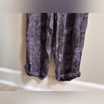 Free People NEW Universal Surplice Jumpsuit Night Combo Purple Paisley Women’s L Photo 11