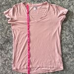 Alternative Apparel  Pink V-Neck Shirt Photo 6