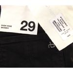 Rag and Bone NWT /JEAN High Rise Skinny in Black Stretch Denim Jeans 29 Photo 4