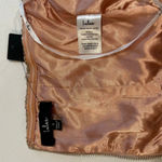 Lulus  Rose Gold Sequin Bustier Crop Top Size S NWT Party Holiday Strapless Photo 2