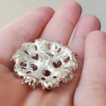 Sparkly vintage button​​ Silver Photo 1
