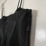 Karen Millen Black bodice Sleeveless cocktail asymmetric drape dress size US 8 Photo 4