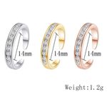 Boutique NEW White Gold‎ Filled Adjustable Pinky Toe Midi Channel Band Ring Photo 4