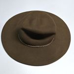 Steve Madden Olive Green Hat With Gold Chain Accent Boho Festival Size OS Photo 2