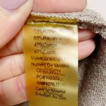 Alice + Olivia Tan Short Sleeve Crew Neck Tunic Sweater Photo 8