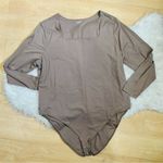 Old Navy  longsleeve squared neck bodysuit nude color 4X plus size Photo 0