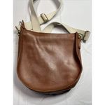 Madewell VTG  The Transport Crossbody Saddle‎ Bag Brown Leather Adjustable Strap Photo 2