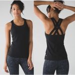 Lululemon  Womens Fitness Active Gym Workout Compassion Tank Top Size 6 Black‎ Photo 1