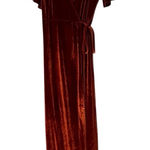 Baltic Born  Rust Velvet Maxi Dress Photo 0