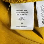 NY&C New York & Company Size Medium Tabbed Long Sleeve Button Front Ruch… Gold Photo 6