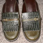 Franco Sarto  Olive Croc-Pattern Mules Photo 2