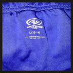 Athletic Works Women’s Running Shorts Blue L 12-14 Activewear Dolphin Hem EUC Photo 4