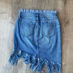 William Rast  Fringe Hem Denim Skirt | Size 27 Photo 3