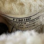 UGG  Australia Short Boots Sz 6 Sheepskin Fold Over Boot Tan Cream Winter Photo 4